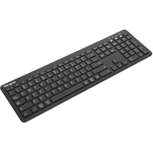 Targus AKM618AMUS Keyboard & MouseWireless Bluetooth 5.1 Keyboard104 KeyBlackWireless Bluetooth MouseOptical2400 dpi2 Bu… AKM618AMUS