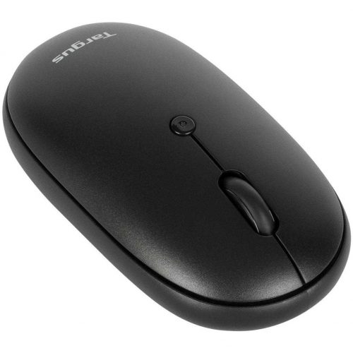 Targus Compact Multi-Device Antimicrobial Wireless MouseWirelessBluetooth/Radio Frequency2.40 GHzBlack3 ButtonSymmetrical AMB581GL