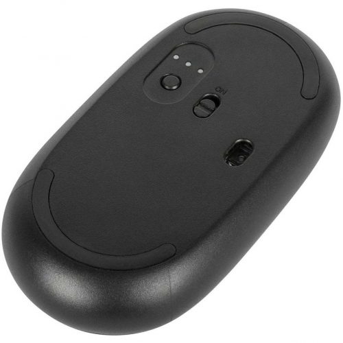 Targus Compact Multi-Device Antimicrobial Wireless MouseWirelessBluetooth/Radio Frequency2.40 GHzBlack3 ButtonSymmetrical AMB581GL