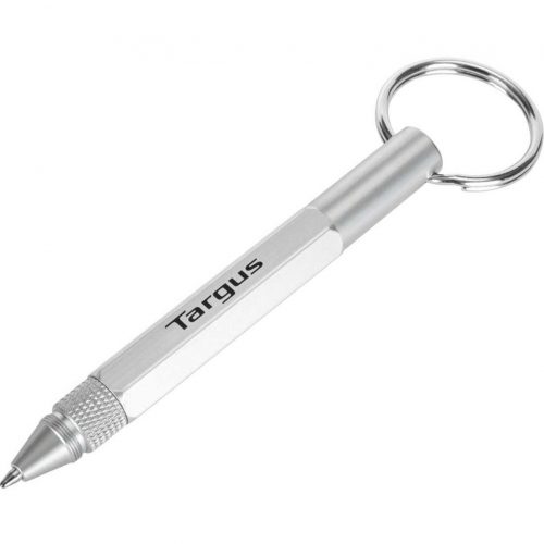 Targus Multi-Tool Keychain StylusIntegrated Writing PenCapacitive Touchscreen Type SupportedGray AMM172GL