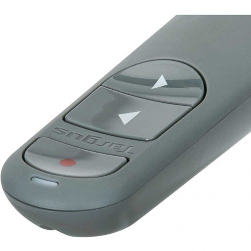 Targus Control Plus Dual Mode Antimicrobial Presenter with LaserLaserWirelessBluetooth2.40 GHzGrayUSB AMP06704AMGL