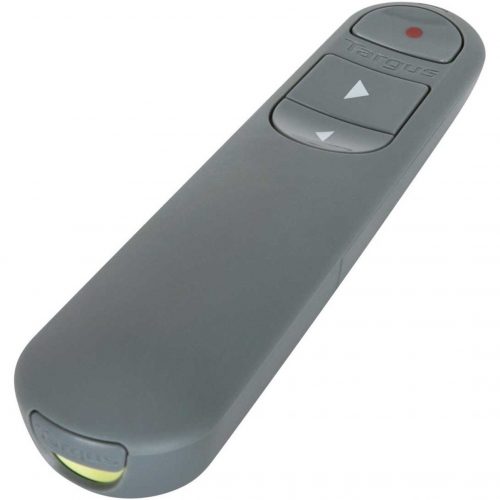 Targus Control Plus Dual Mode Antimicrobial Presenter with LaserLaserWirelessBluetooth2.40 GHzGrayUSB AMP06704AMGL