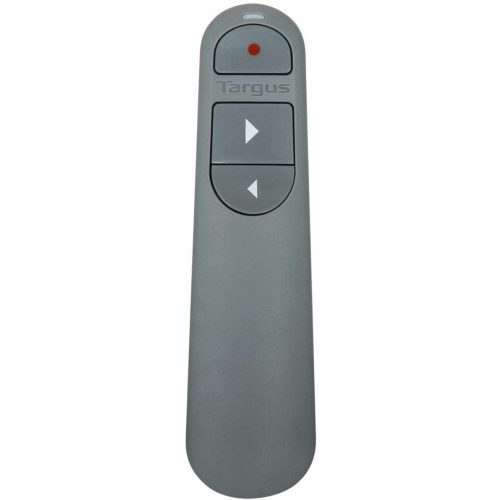 Targus Control Plus Dual Mode Antimicrobial Presenter with LaserLaserWirelessBluetooth2.40 GHzGrayUSB AMP06704AMGL
