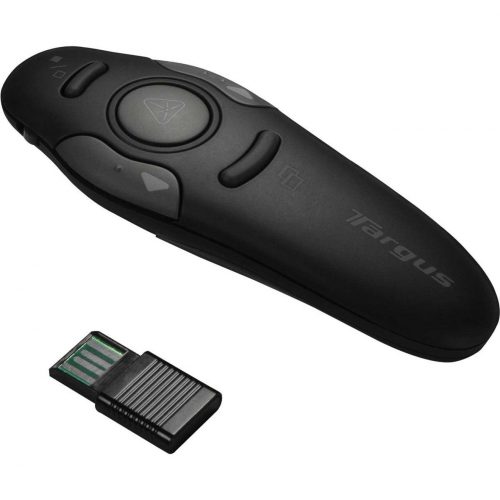 Targus AMP16US Presentation PointerLaserWirelessRadio Frequency2.40 GHzBlack1 PackUSB AMP16US