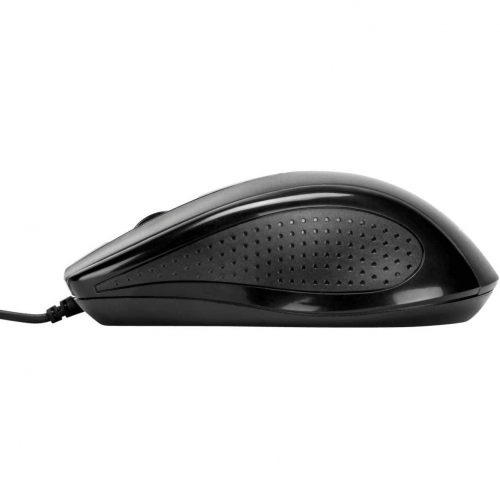 Targus 3-Button USB Full-Size Optical MouseOpticalCableBlackUSB1000 dpiScroll Wheel3 ButtonSymmetrical AMU81USZ
