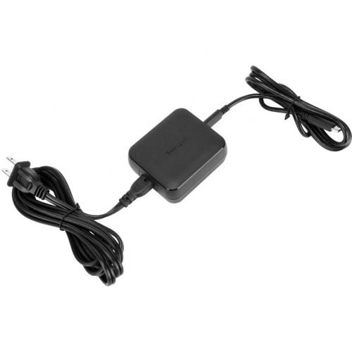 Targus 65W USB-C/USB-A Charger65 W120 V AC, 230 V AC Input5 V DC/3 A, 9 V DC, 12 V DC, 15 V DC, 20 V DC OutputBlack APA104BT