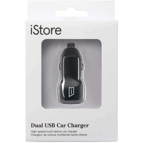 Targus iStore Duo Car Charger1 Pack12 W12 V DC Input5 V/2.40 A OutputBlack APD503CAI