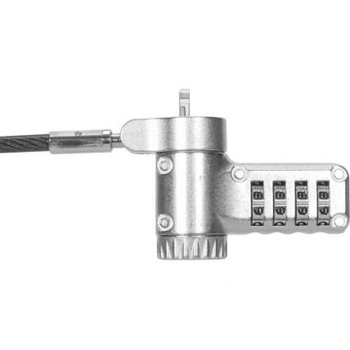 Targus DEFCON ASP96DGLX-25S Cable Lock4-digitSilverGalvanized Steel1 ftFor Notebook, Docking Station, Monitor ASP96DGLX-25S