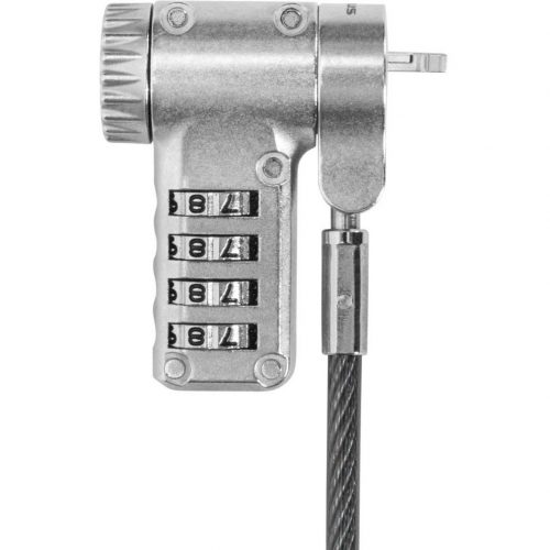 Targus DEFCON Ultimate Universal Serialized Combination LockResettable4-digitSilverGalvanized Steel6.50 ftFor Docking Stati… ASP96GLX-S