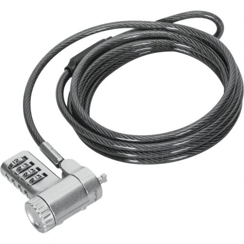Targus DEFCON Ultimate Universal Resettable Combination Cable LockResettable4-digitSilverGalvanized Steel6.50 ftFor Monitor,… ASP96RGL