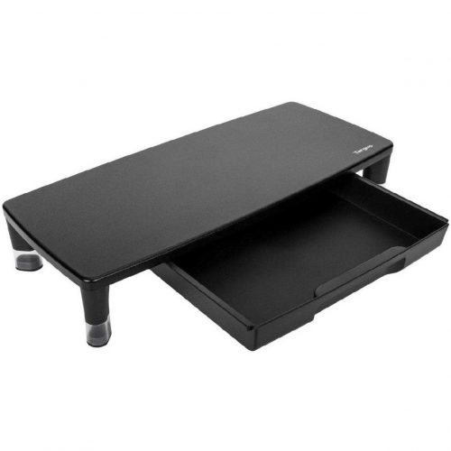 Targus Adjustable Monitor Riser with Drawer (Black)33 lb Load CapacityBlack AWE804GL