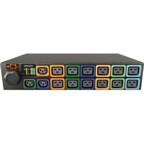 Vertiv Geist MN01XDR1-15P3B8-6PS15B0H10-S 15-Outlets PDUBasic3P+E (IP44)3 x U-Lock IEC 60320 C13, 12 x U-Lock IEC 60320 C19230 V AC2U -… I10020L