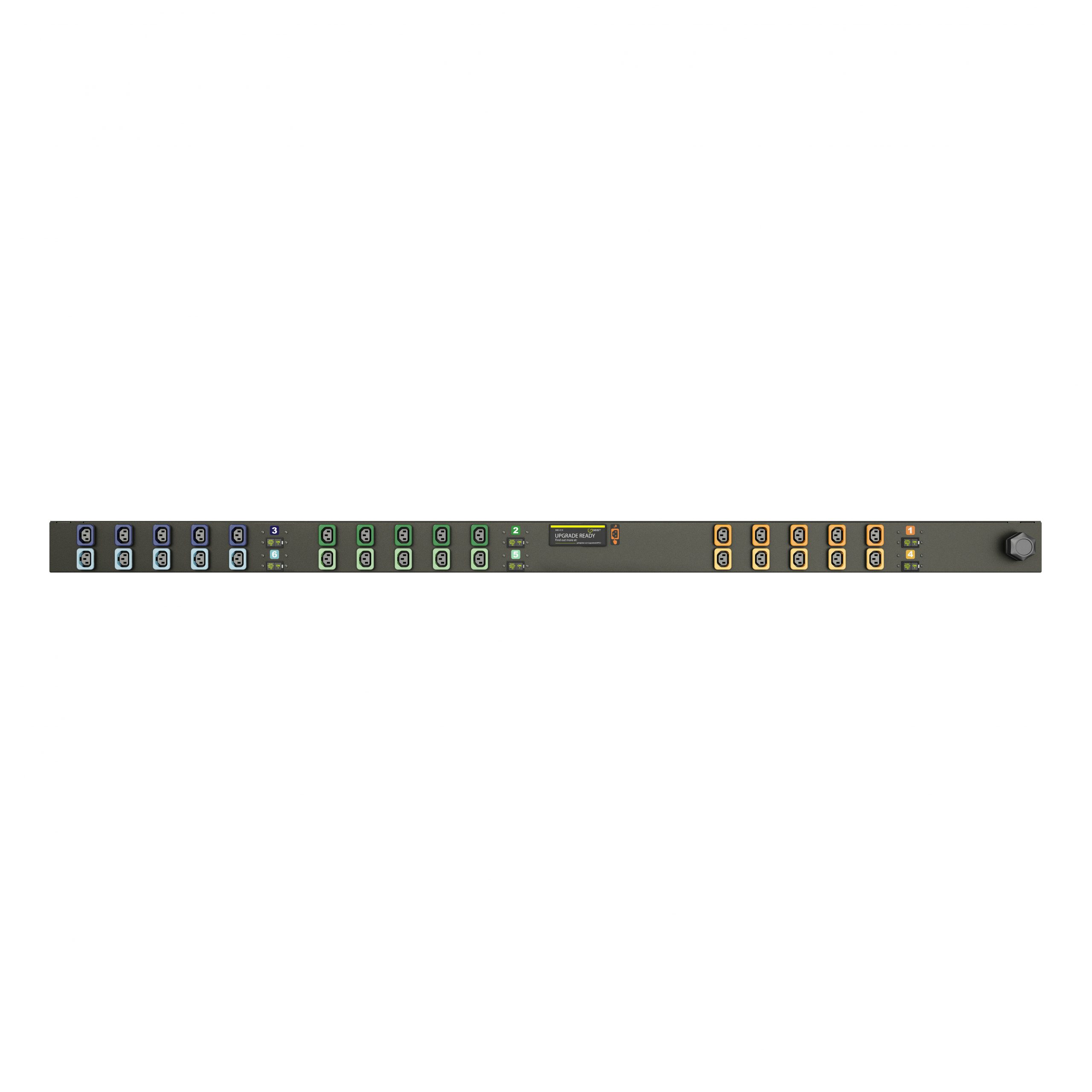 Vertiv Geist MN01X9W1-30L138-6PS15B0A10-S 30-Outlets PDUBasic3P+E (IP44)30 x U-Lock IEC 60320 C13230 V AC0UVerticalRack-mountable I10022L