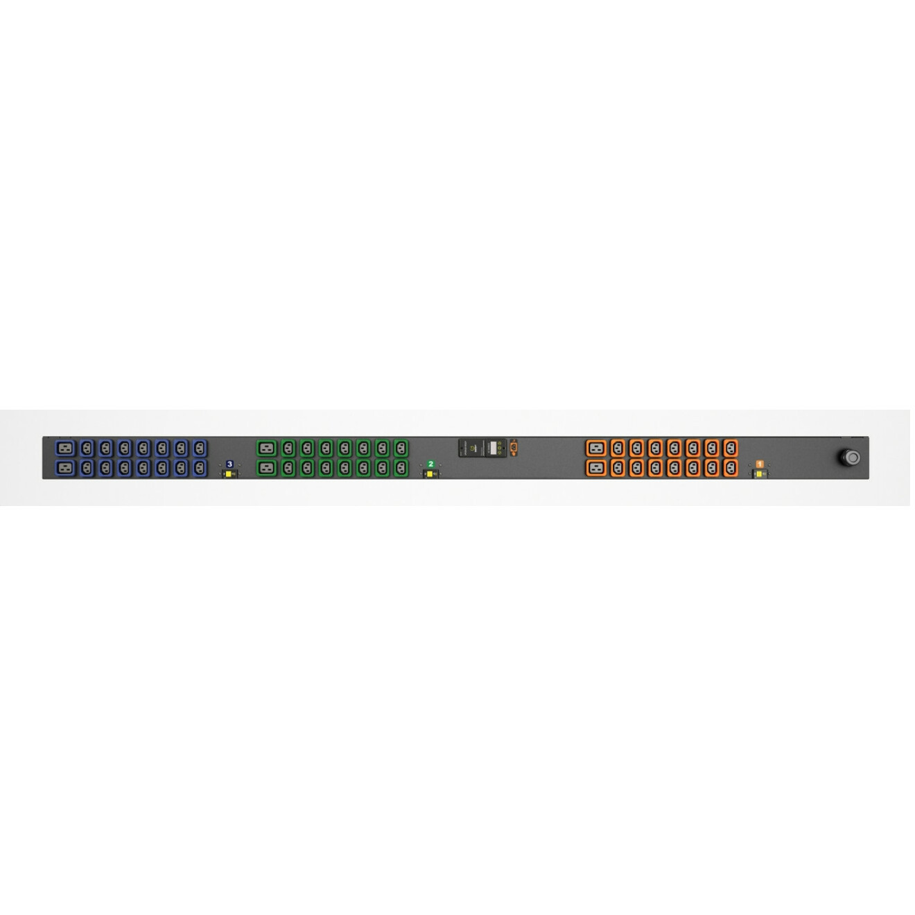 Vertiv Geist MN01D9W1-48MI18-6PS6B0A10-S 48-Outlets PDUMeteredIEC 60309 2P+E42 x U-Lock IEC 60320 C13, 6 x U-Lock IEC 60320 C19230 V AC0… I10081L