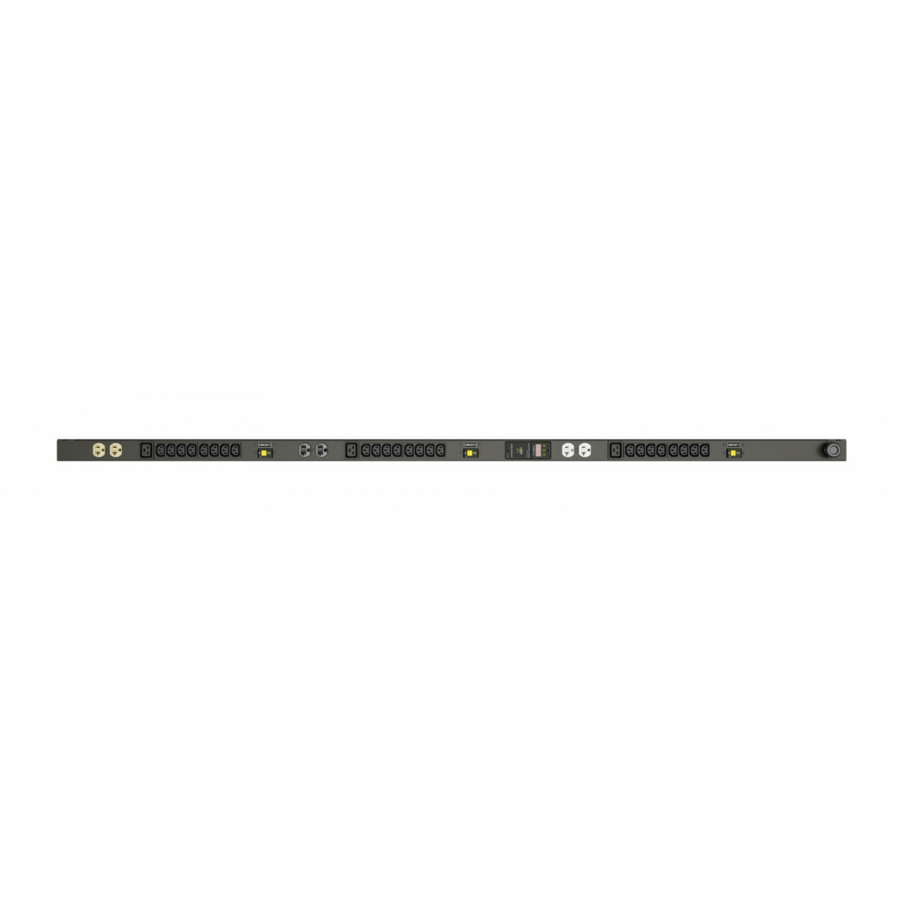 Vertiv Geist MN01D4W1-33M149-3TL21A0A10-S 33-Outlets PDUMeteredNEMA L21-30P24 x IEC 60320 C13, 3 x IEC 60320 C19, 6 x NEMA 5-20R120 V AC, 23… I10086