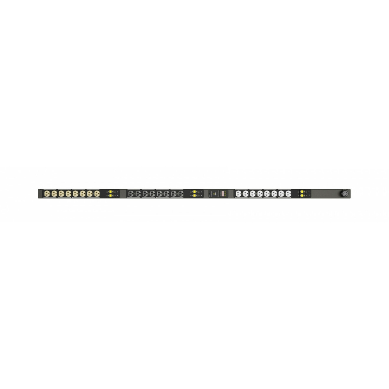 Vertiv Geist MN01D4B1-24D203-3TL21A0A10-S 24-Outlets PDUMeteredNEMA L21-30P24 x NEMA 5-20R120 V AC, 230 V AC0UVerticalRack-mountabl… I10087