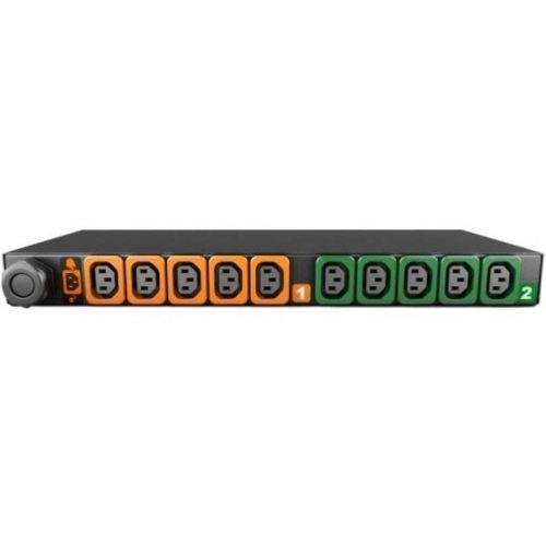 Vertiv Geist MN01D1R1-10L138-3TL6A0H10-S 10-Outlet PDUSwitchedNEMA L6-30P10 x U-Lock IEC 60320 C13230 V ACNetwork (RJ-45)1UHorizon… I10114L