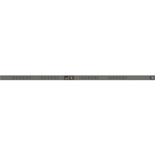 Vertiv Geist MNR3EGB0-24S203-2ST5A0A10-S 24-Outlets PDUMonitoredNEMA 5-20P24 x NEMA 5-20R120 V ACNetwork (RJ-45)0UVerticalRack-… NR30004