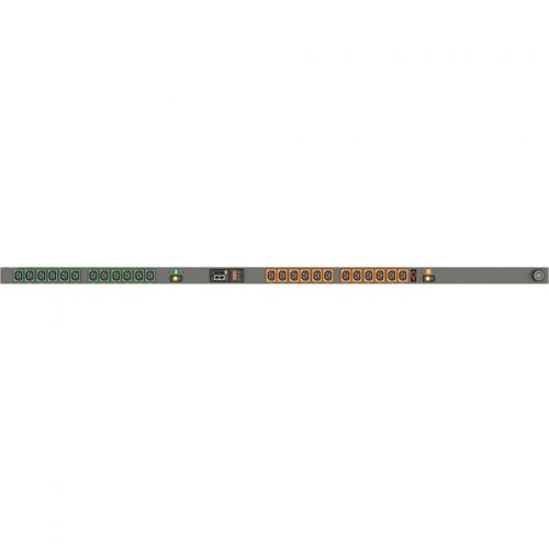 Vertiv Geist MNR3EGB1-24L138-3TL6A0A10-S 24-Outlets PDUMonitoredNEMA L6-30P24 x U-Lock IEC 60320 C13230 V ACNetwork (RJ-45)0UVert… NR30022L
