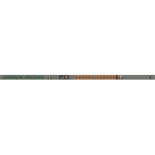Vertiv Geist MNR3EGB1-24PH68-3TL6A0A10-S 24-Outlets PDUMonitoredNEMA L6-30P18 x U-Lock IEC 60320 C13, 6 x U-Lock IEC 60320 C19230 V ACN… NR30024L