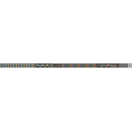 Vertiv Geist MNU3EGW1-24PBB8-6PS15B0A10-S-A 24-Outlet PDUSwitched3P+E (IP44)12 x U-Lock IEC 60320 C13, 12 x U-Lock IEC 60320 C19230 V AC -… NU30049L