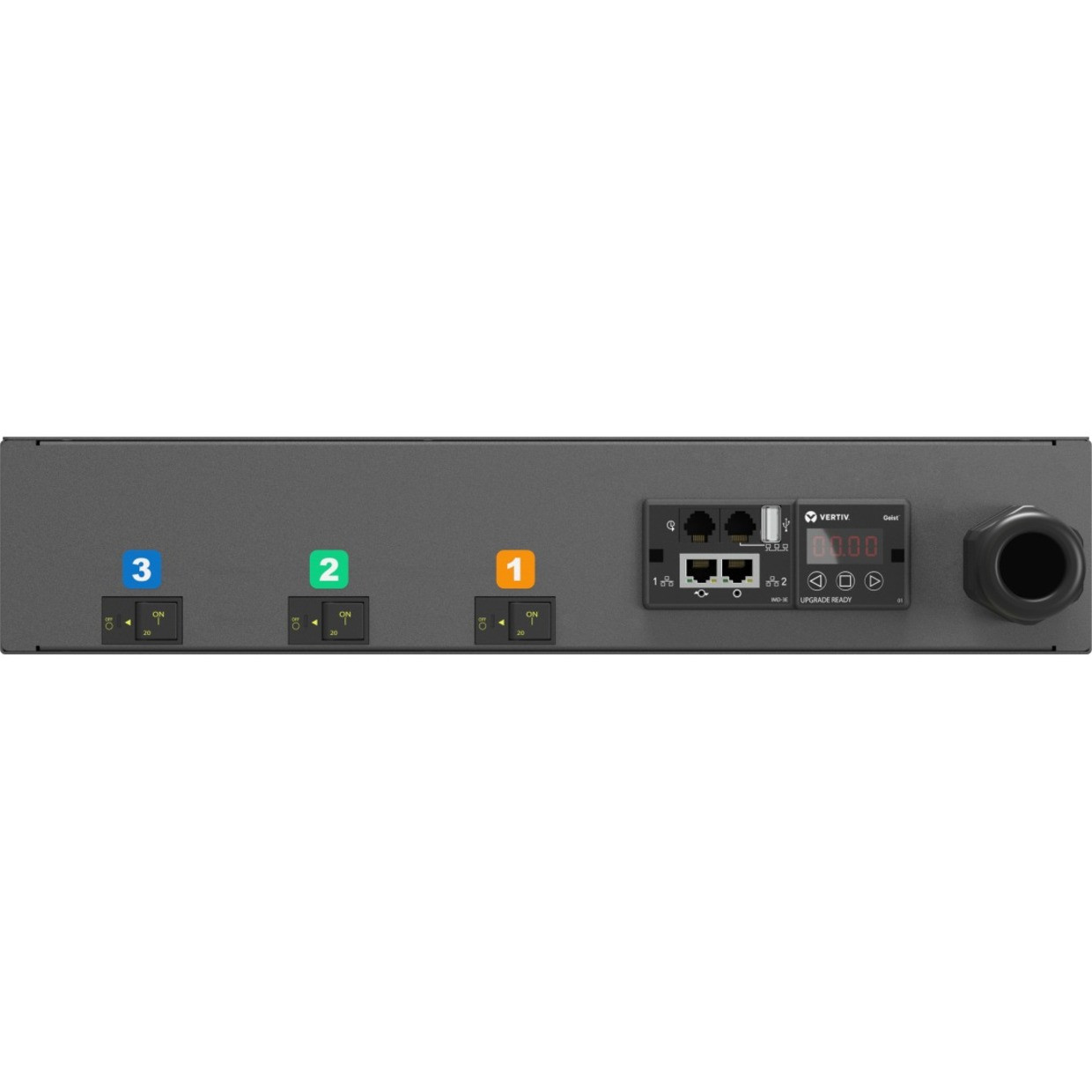 Vertiv Geist rPDU MNU3EDR1-12P938-3TL21A0E10-S 12-Outlets PDUSwitchedNEMA L21-30P9 x IEC 60320 C13, 3 x IEC 60320 C19120 V AC, 230 V AC -… NU30078L