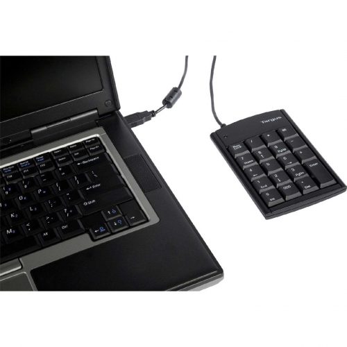 Targus PAUK10U Ultra Mini USB KeypadUSB19 KeysBlack PAUK10U