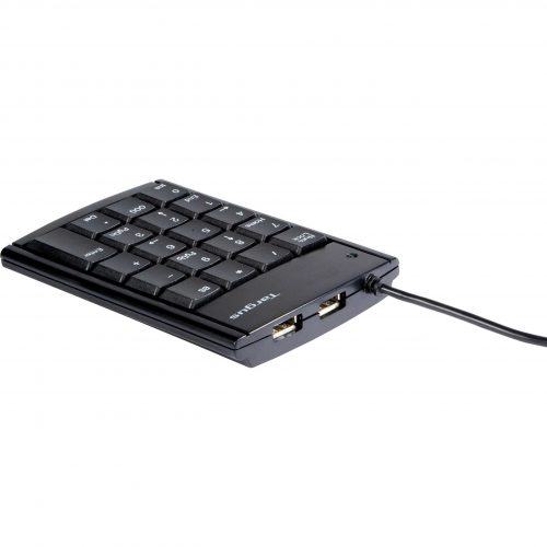 Targus PAUK10U Ultra Mini USB KeypadUSB19 KeysBlack PAUK10U