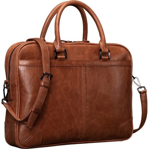 Targus Sena Commuter Carrying Case for 6.5″ to 16″ NotebookHeritage CognacLeather BodyShoulder Strap11.8″ Height x 16.5″ Width x 2.3″… SBD03206DBUS