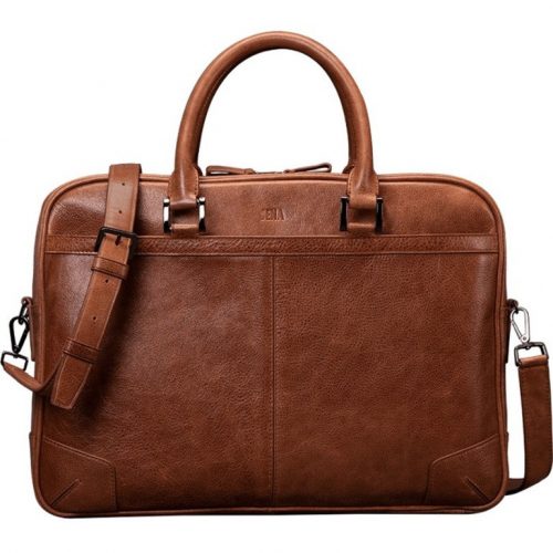 Targus Sena Commuter Carrying Case for 6.5″ to 16″ NotebookHeritage CognacLeather BodyShoulder Strap11.8″ Height x 16.5″ Width x 2.3″… SBD03206DBUS
