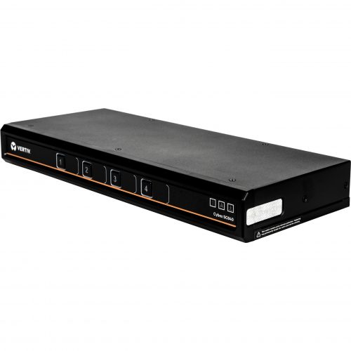 Vertiv Cybex SC840 Secure 4-Port KVM Switch, Single-Head DVI-I (dual-link)4 Computer1 Local User2560 x 16002 x PS/2 Port7… SC840-201