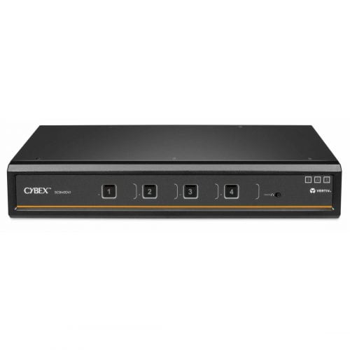 Vertiv Cybex SC900 Secure KVM | Dual Head | 4 Port Universal and DVI-D | NIAP version 4.0 CertifiedSecure Desktop KVM Switches | Secure… SC940DVI-400