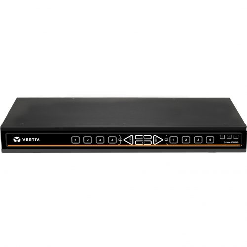 Vertiv Cybex SCM145H Secure KVM Switch4-Port, Dual Display, HDMI in, HDMI out, Secure Matrix KVM with DPP (Dedicated Peripheral Port) SCM145H-001