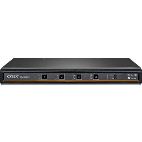Vertiv Cybex SCMV2160DPH KVM Switchbox2 Computer1 Local User3840 x 2160004 x USB18 x HDMI00Rack-mountableDi… SCMV2160DPH
