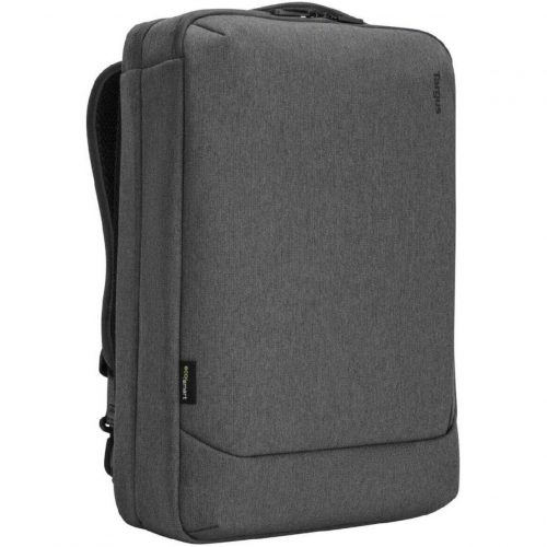 Targus Cypress TBB58702GL Carrying Case (Backpack) for 15.6″ NotebookLight GrayFabric BodyShoulder Strap, Handle, Trolley Strap12… TBB58702GL