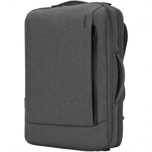 Targus Cypress TBB58702GL Carrying Case (Backpack) for 15.6″ NotebookLight GrayFabric BodyShoulder Strap, Handle, Trolley Strap12… TBB58702GL