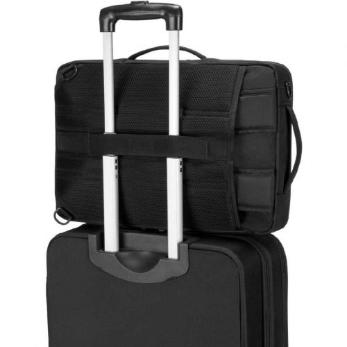 Targus Urban TBB595GL Carrying Case (Backpack) for 15.6″ NotebookBlackShoulder Strap, Trolley Strap, Handle18.5″ Height x 12.2″ Width… TBB595GL