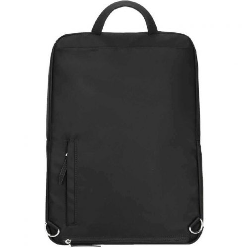 Targus Newport TBB598GL Carrying Case (Backpack) for 15″ to 16″ NotebookBlackWater ResistantTwill Nylon, Leatherette BodyShoulder S… TBB598GL