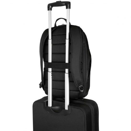 Targus Invoke TBB614GL Carrying Case (Backpack) for 15.6″ NotebookBlackWater Resistant Zipper, Fade Resistant, Stain ResistantHeather… TBB614GL