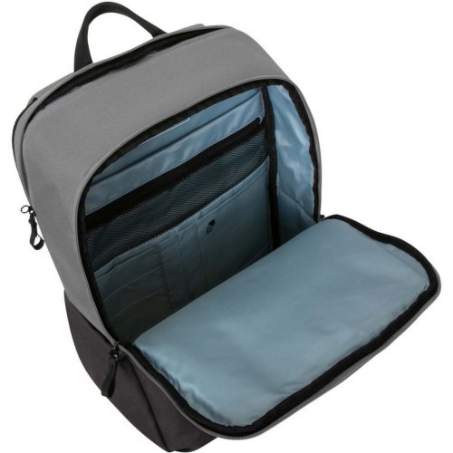 Targus Sagano EcoSmart TBB634GL Carrying Case (Backpack) for 15.6″ NotebookBlack/GrayDrop ResistantPolyethylene Terephthalate (PET) Bo… TBB634GL