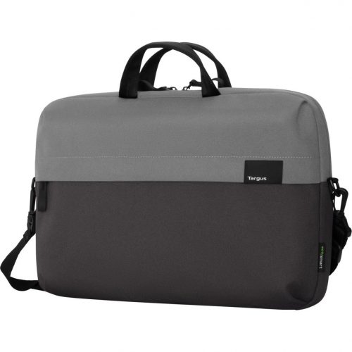 Targus Sagano EcoSmart TBS574GL Carrying Case (Slipcase) for 14″ NotebookBlack/GrayBump Resistant, Scratch ResistantPolyethylene Terep… TBS574GL