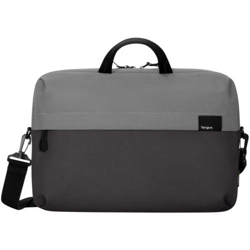 Targus Sagano EcoSmart TBS574GL Carrying Case (Slipcase) for 14″ NotebookBlack/GrayBump Resistant, Scratch ResistantPolyethylene Terep… TBS574GL