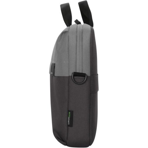 Targus Sagano EcoSmart TBS574GL Carrying Case (Slipcase) for 14″ NotebookBlack/GrayBump Resistant, Scratch ResistantPolyethylene Terep… TBS574GL