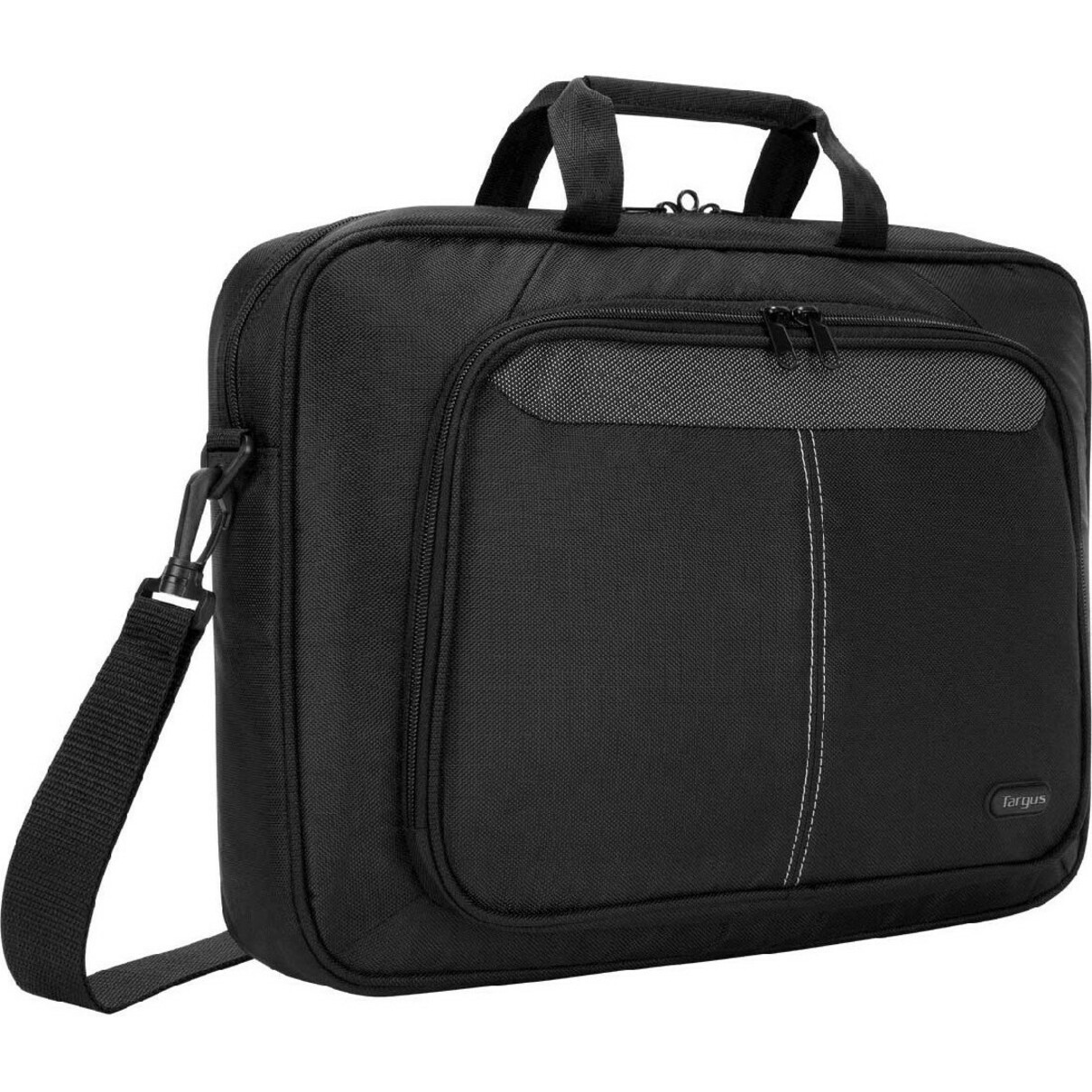 Targus Intellect TBT260 Carrying Case (Slipcase) for 14″ NotebookBlackNylon BodyShoulder Strap, Handle11″ Height x 15.5″ Width x 3.3″… TBT260
