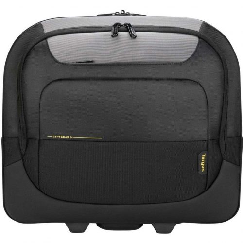 Targus CityGear TCG717GL Carrying Case (Roller) for 15″ to 17.3″ NotebookBlack, Gray8.6″ Height x 16.5″ Width x 17.6″ Depth6.60 gal Vo… TCG717GL