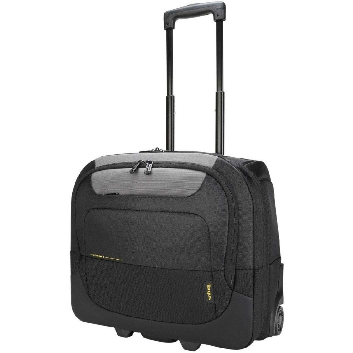 Targus CityGear TCG717GL Carrying Case (Roller) for 15″ to 17.3″ NotebookBlack, Gray8.6″ Height x 16.5″ Width x 17.6″ Depth6.60 gal Vo… TCG717GL