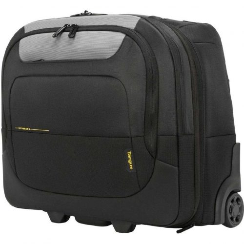 Targus CityGear TCG717GL Carrying Case (Roller) for 15″ to 17.3″ NotebookBlack, Gray8.6″ Height x 16.5″ Width x 17.6″ Depth6.60 gal Vo… TCG717GL