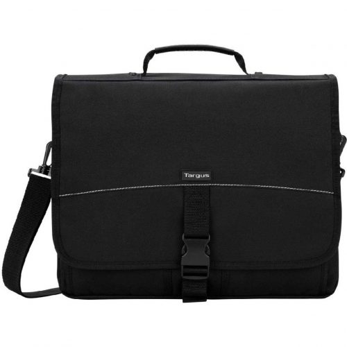 Targus Messenger 15.6″ Notebook CaseTop-loadingHandle, Shoulder Strap2 PocketPolyesterBlack TCM004US