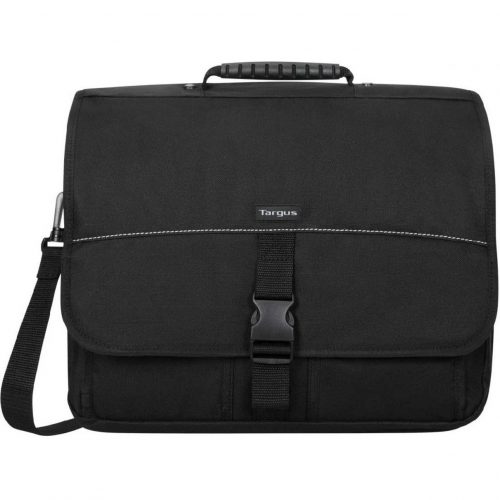 Targus Messenger 15.6″ Notebook CaseTop-loadingHandle, Shoulder Strap2 PocketPolyesterBlack TCM004US