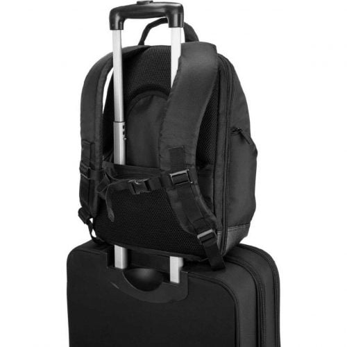 Targus Revolution TEB012US Carrying Case (Backpack) for 14″ NotebookBlackWater Resistant, Drop Resistant, Weather Resistant Base, Bump Re… TEB012US